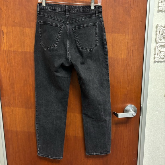 Abercrombie & Fitch The Dad High Rise Jeans Black size 4 / 27 - Picture 3 of 11
